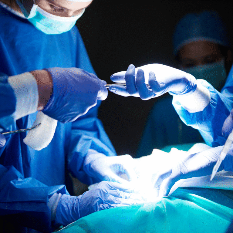 Cirurgia de cranioplastia com prótese 3D